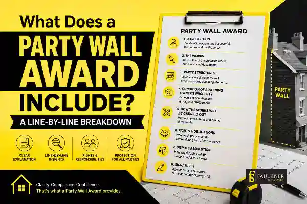 Party Wall Awards Explained Line-by-Line: What Property Owners and Neighbours Need to Know 1 What Does a Party Wall Award Include? A Line-by-Line Breakdown Norwich